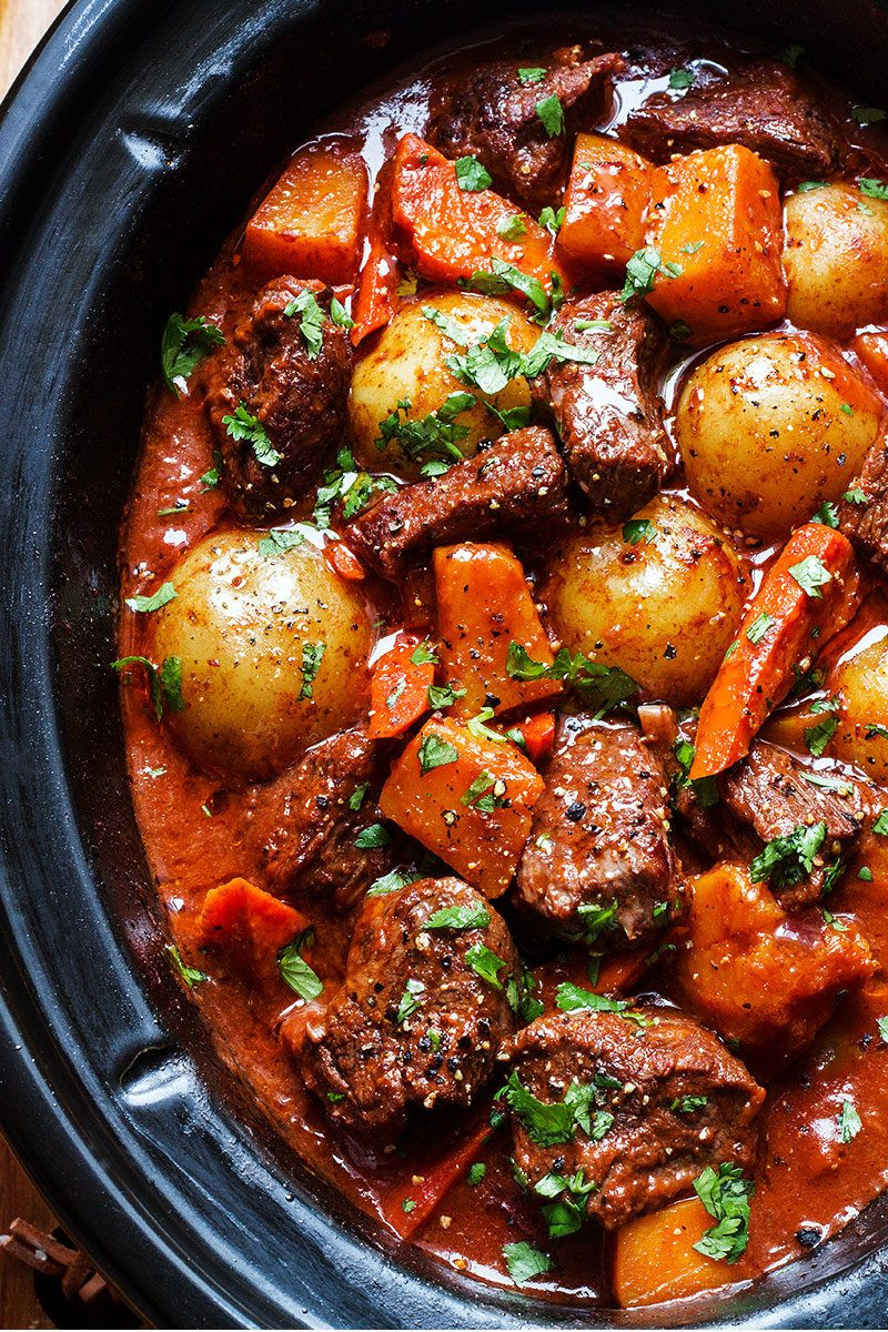 Hamburger Stew Recipe
 Slow Cooker Beef Stew Recipe with Butternut Carrot and