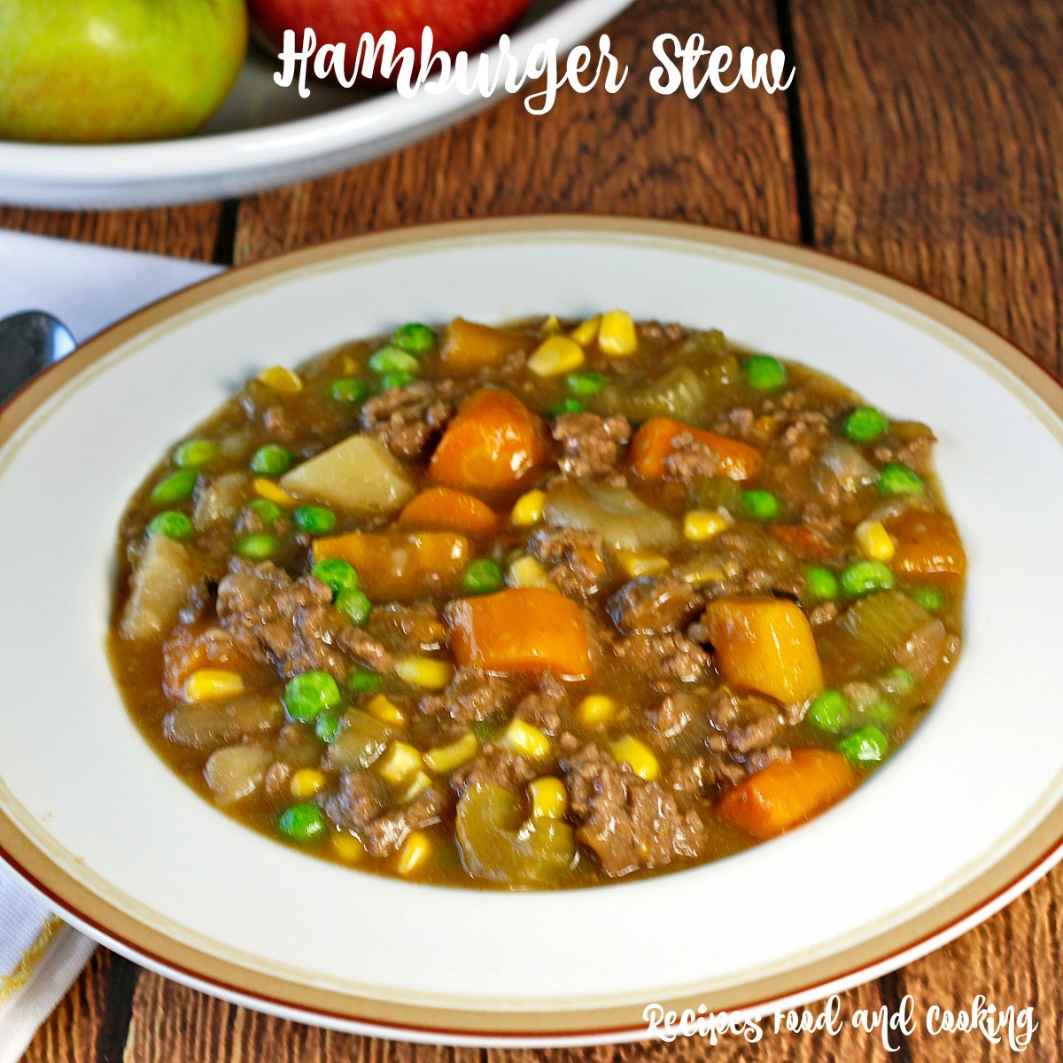 Hamburger Stew Recipe
 Hamburger Stew