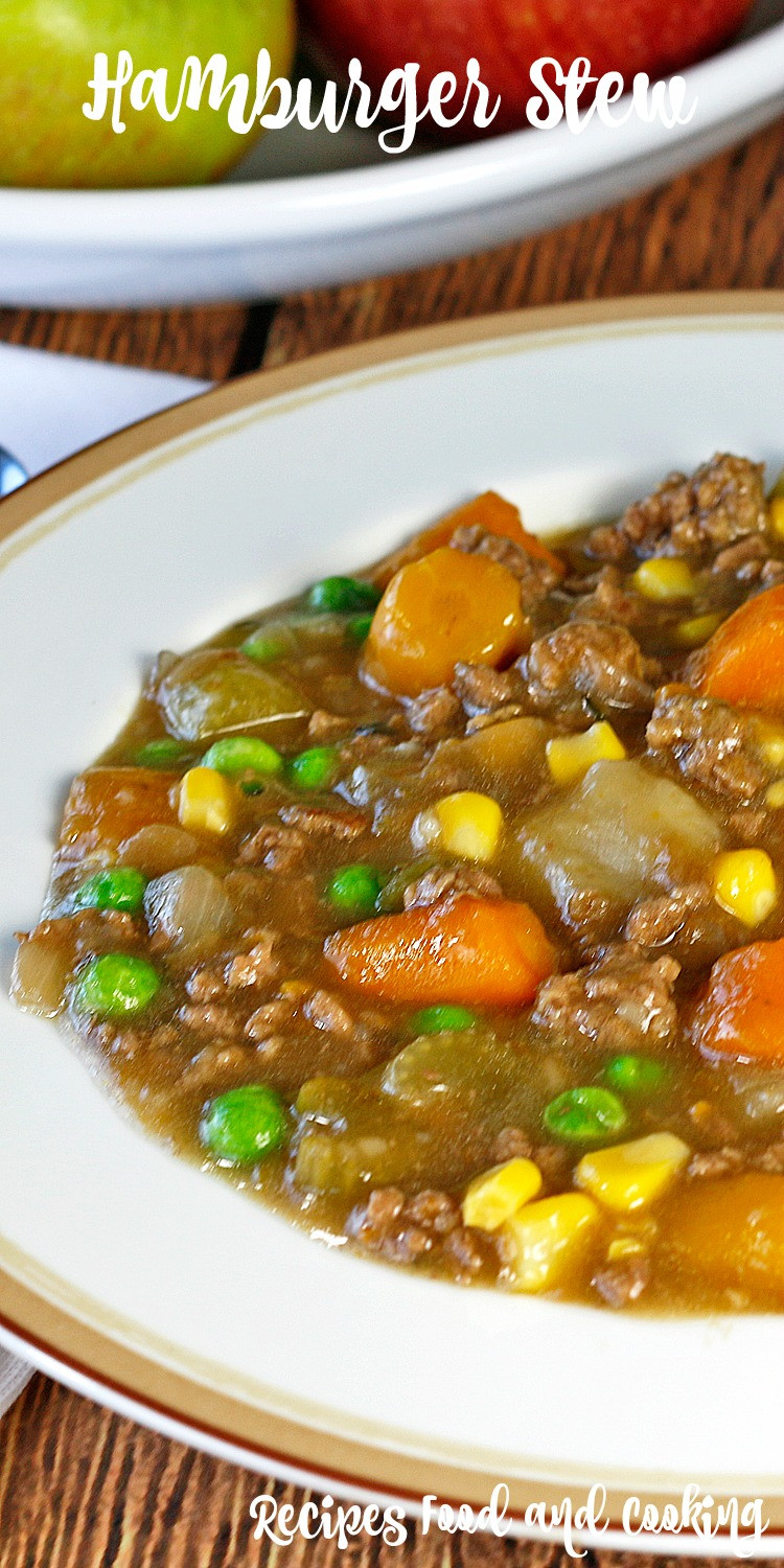 Hamburger Stew Recipe
 Hamburger Stew