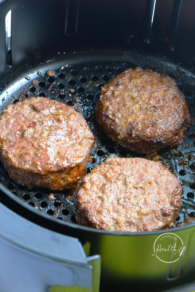 Hamburgers In The Air Fryer
 Air Fryer Hamburgers juicy delicious easy A Pinch of