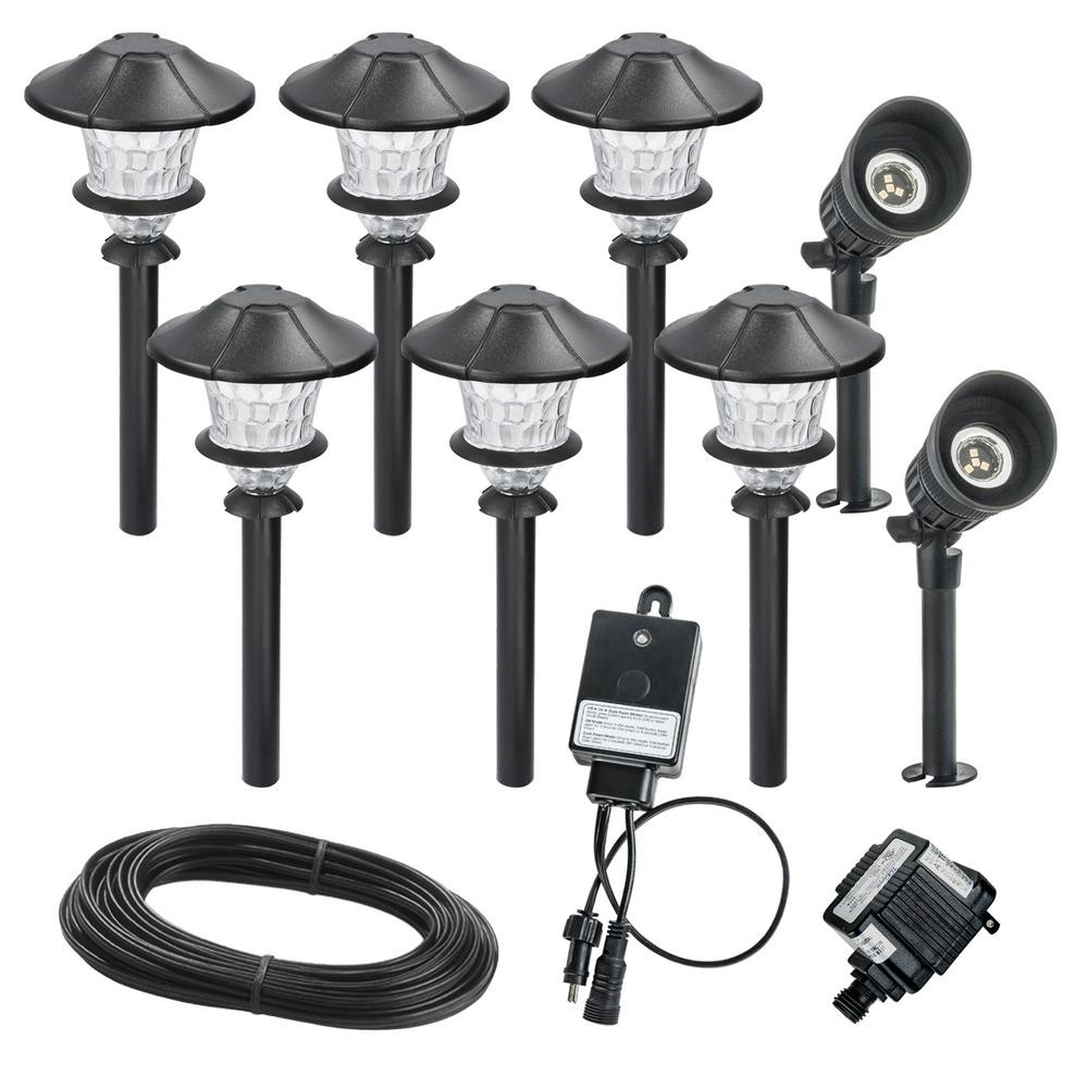 Hampton Bay Landscape Lighting
 Hampton Bay Low Voltage Black Outdoor Integrated LED