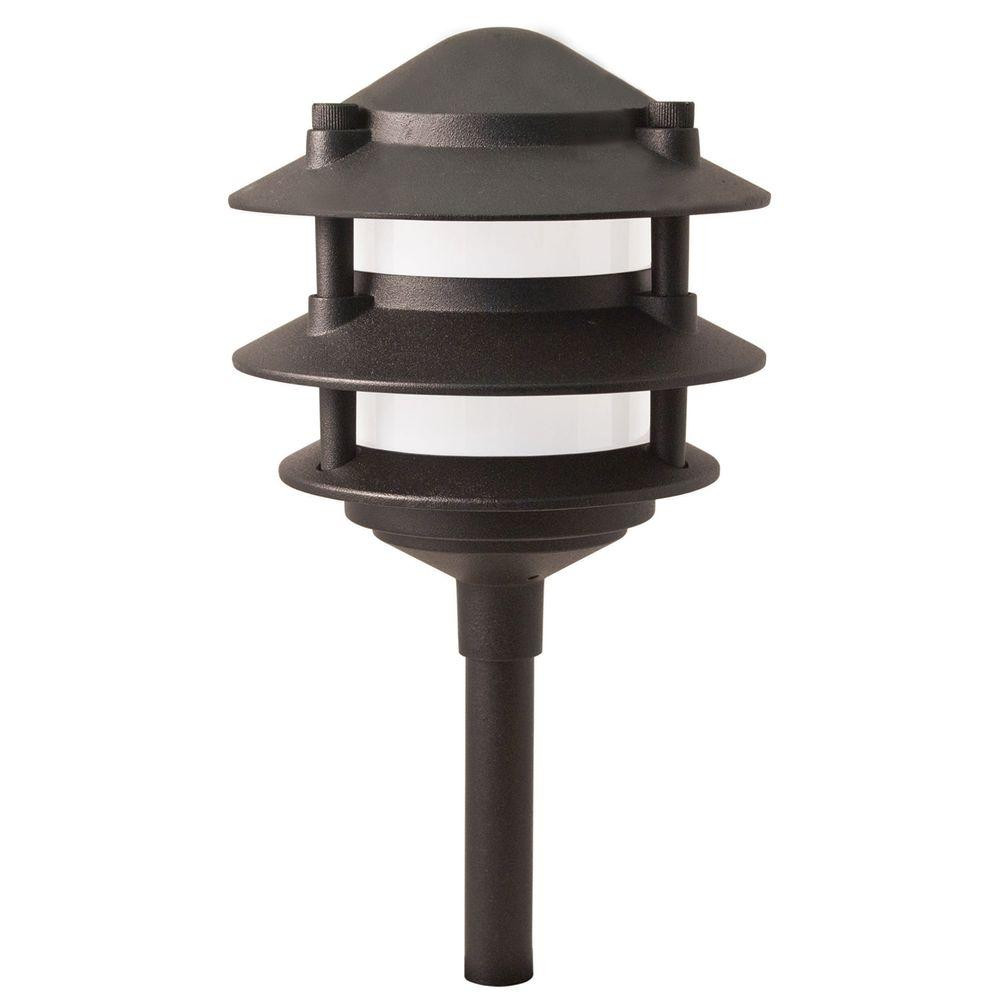 Hampton Bay Landscape Lighting
 Hampton Bay Low Voltage Textured Bronze Outdoor Integrated