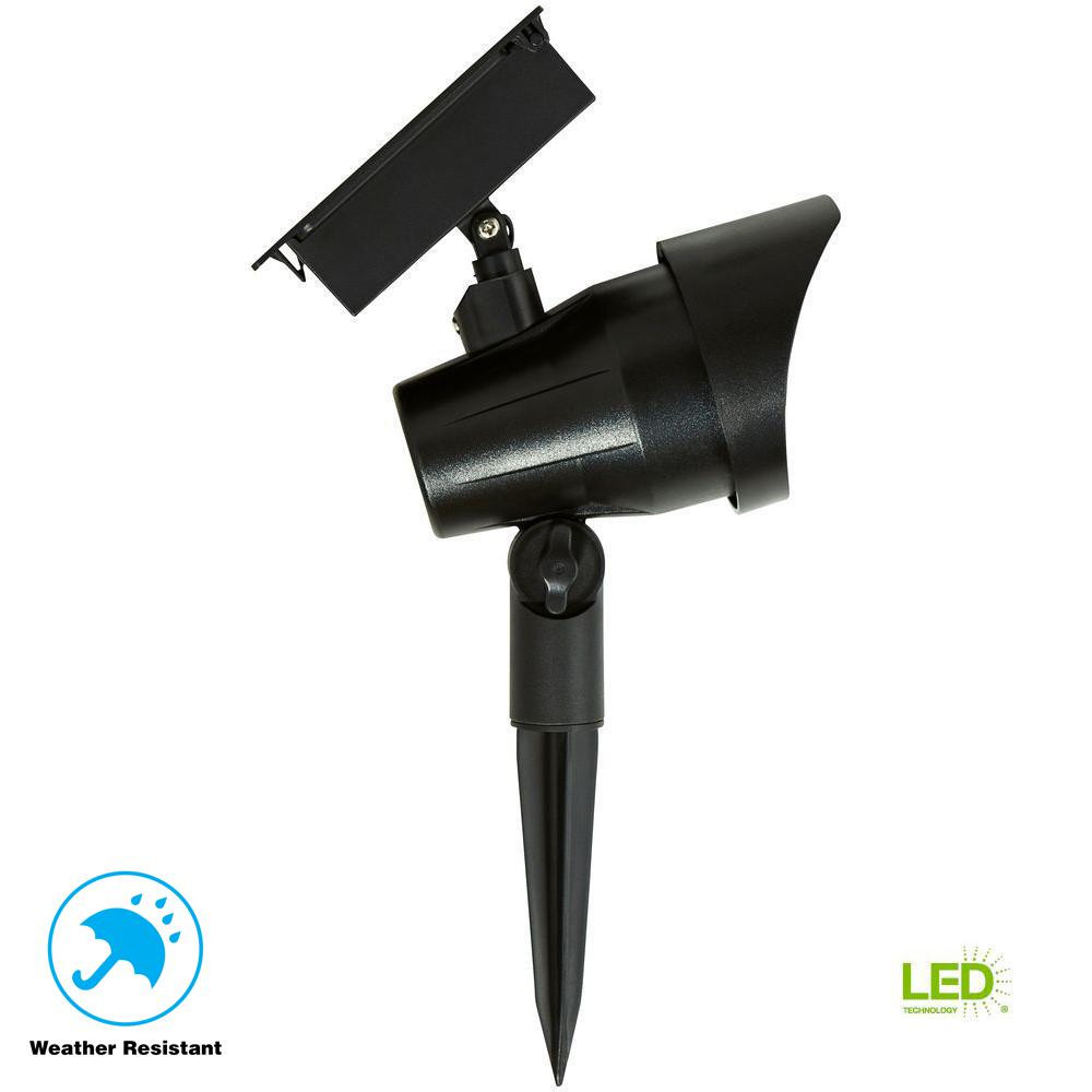 Hampton Bay Landscape Lighting
 Hampton Bay Solar Black Outdoor Integrated LED 3000K 30