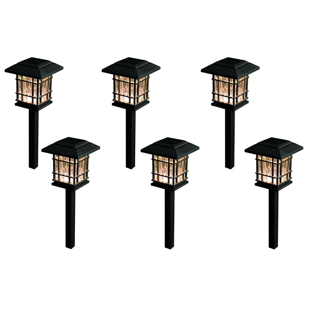 Hampton Bay Landscape Lighting
 Hampton Bay Solar Black Outdoor Integrated LED 3000K 8