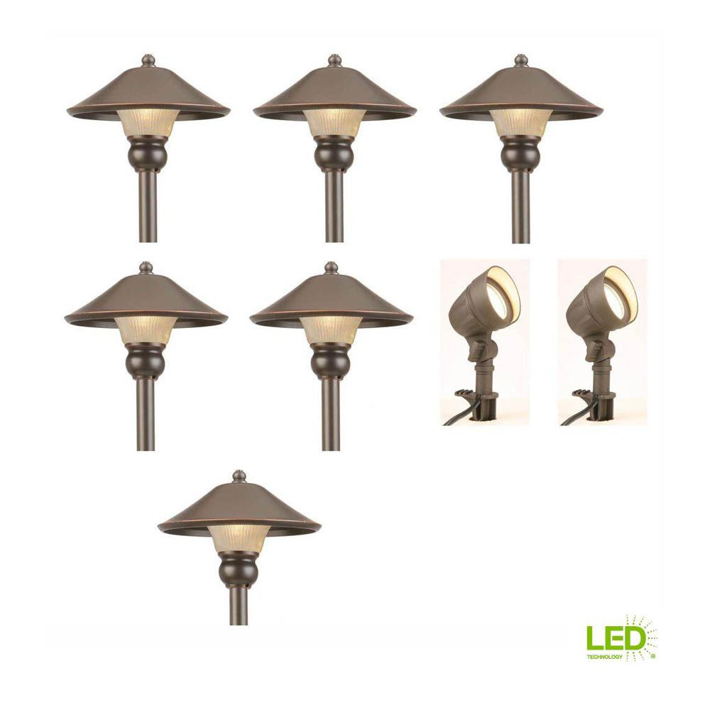 Hampton Bay Landscape Lighting
 Hampton Bay Low Voltage Bronze Outdoor Integrated LED