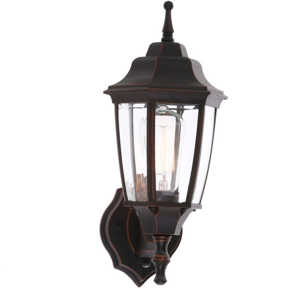 Hampton Bay Landscape Lighting
 Hampton Bay 1 Light Oil Rubbed Bronze Outdoor Dusk to Dawn