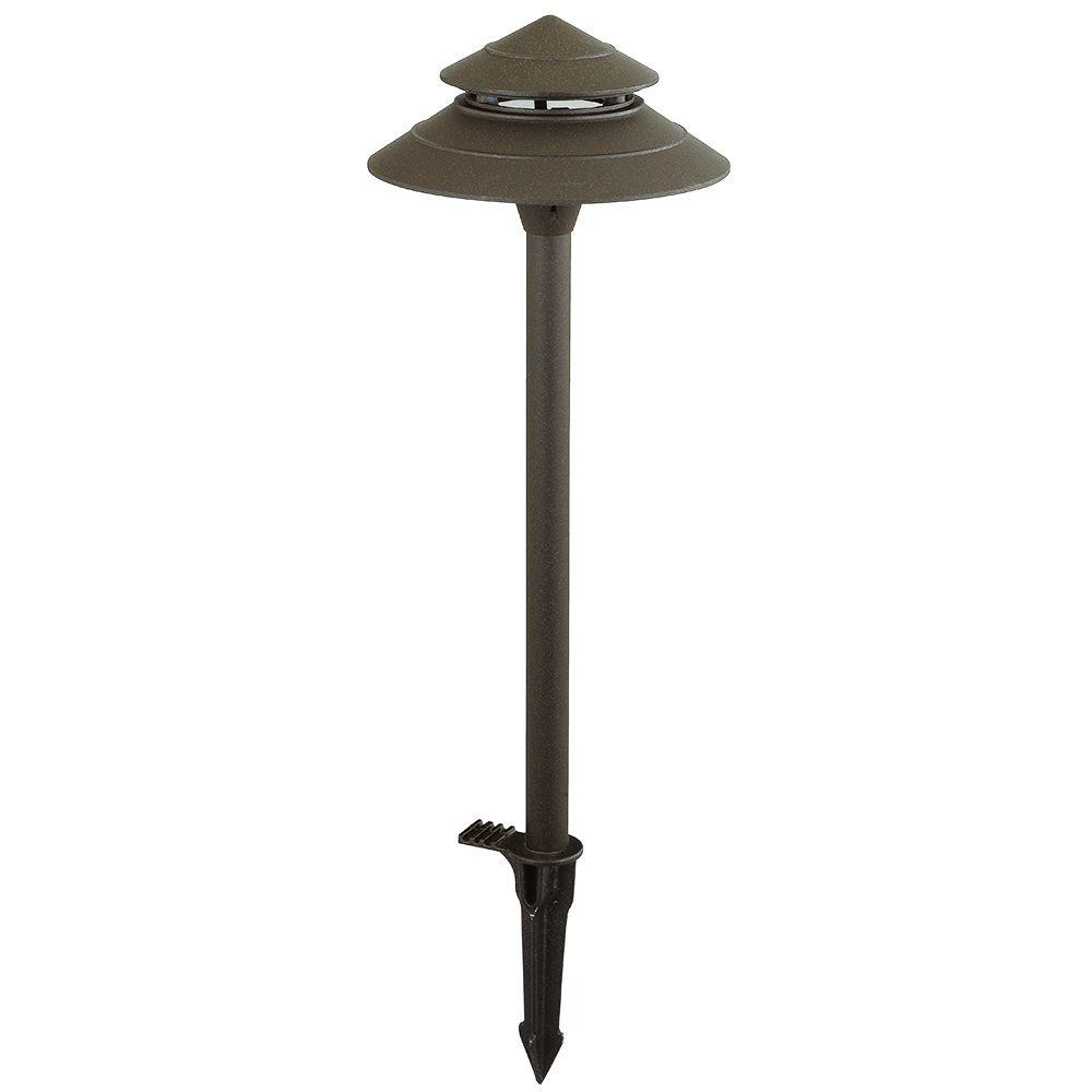 Hampton Bay Landscape Lighting
 Hampton Bay Low Voltage Textured Bronze Outdoor Integrated