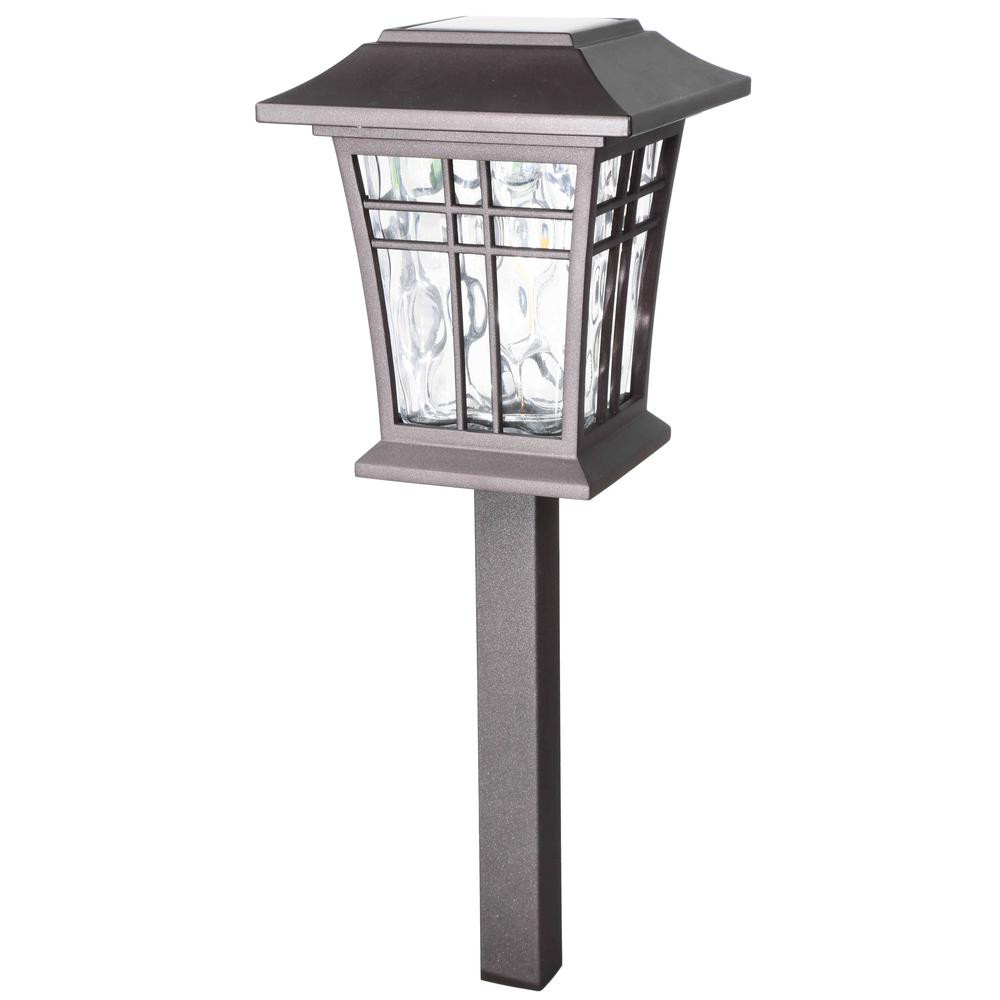 Hampton Bay Landscape Lighting
 Hampton Bay Solar Bronze Outdoor Integrated LED 3000K 12