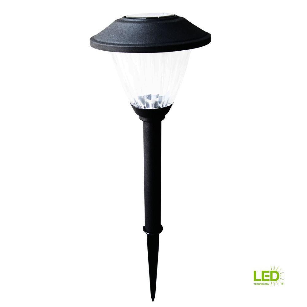 Hampton Bay Landscape Lighting
 Hampton Bay Solar Black Outdoor Integrated LED Landscape