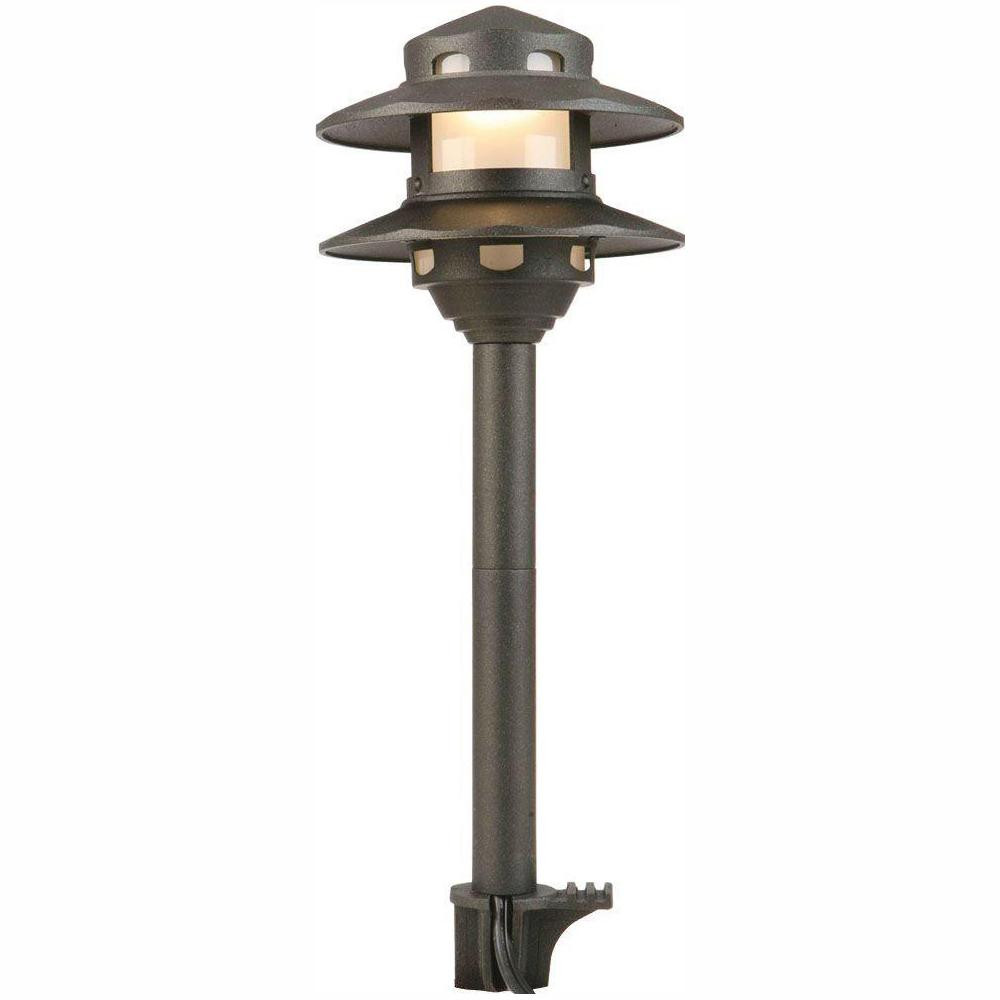 Hampton Bay Landscape Lighting
 Hampton Bay Low Voltage 10 Watt Equivalent Black Outdoor