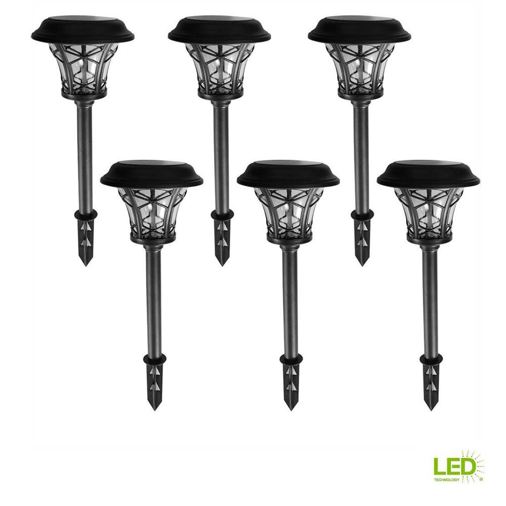 Hampton Bay Landscape Lighting
 Hampton Bay Solar Black Outdoor Integrated LED Landscape