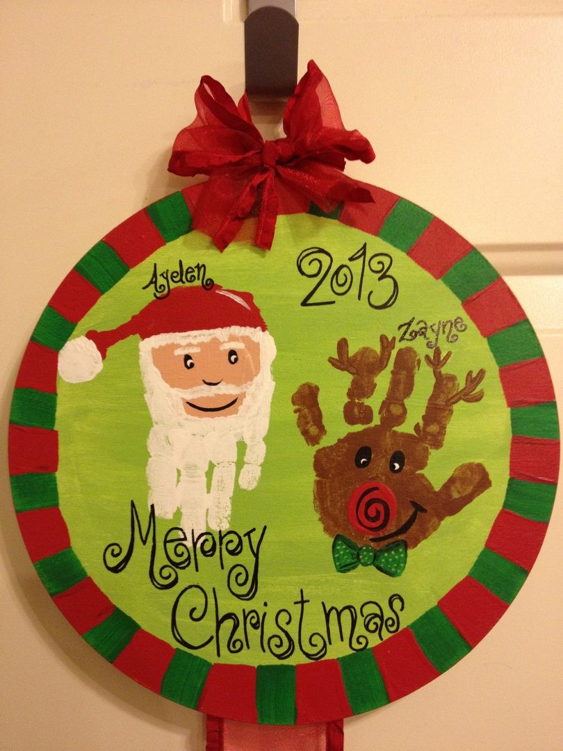 Hand Art For Kids
 21 Cute and Fun Christmas Handprint and Footprint Crafts