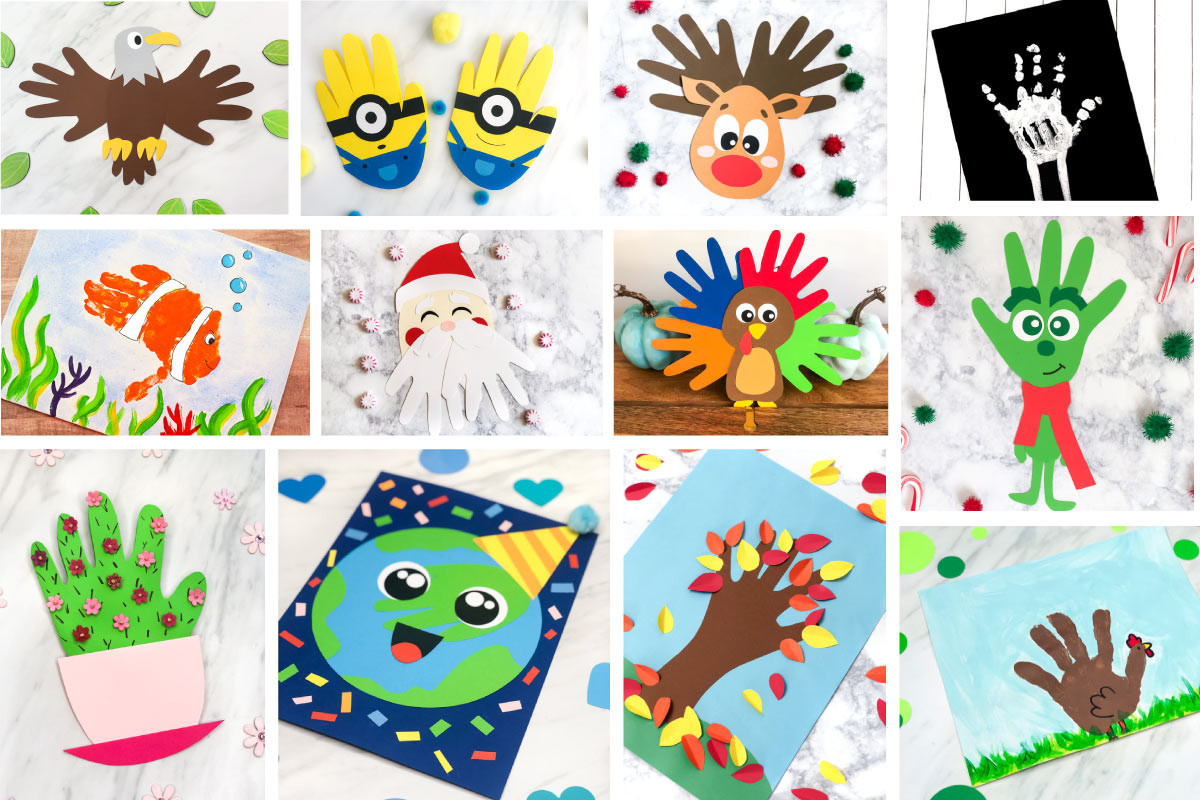 Hand Art For Kids
 Handprint Art & Crafts For Kids Simple Everyday Mom