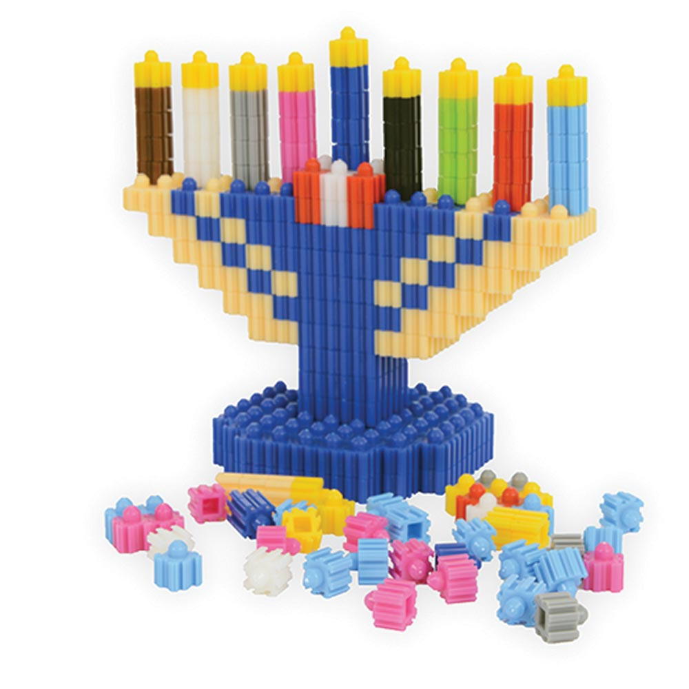 Hanukkah Gifts For Children
 Kids Hanukkah Gifts Building Block Hanukkah Menorah