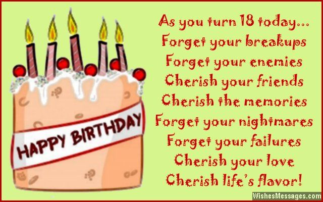 Happy 18th Birthday Wishes To My Son
 18th Birthday Wishes for Son or Daughter Messages from