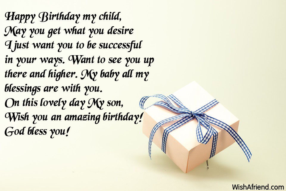 Happy 18th Birthday Wishes To My Son
 18th birthday wishes to my son