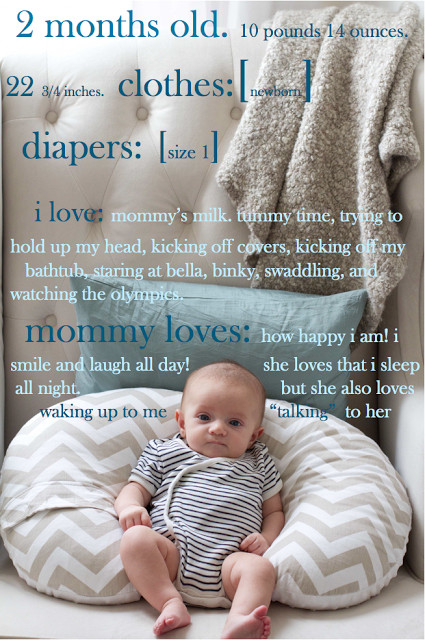 Happy 2 Months Old Baby Quotes
 Using this idea I am going to use this to put birth