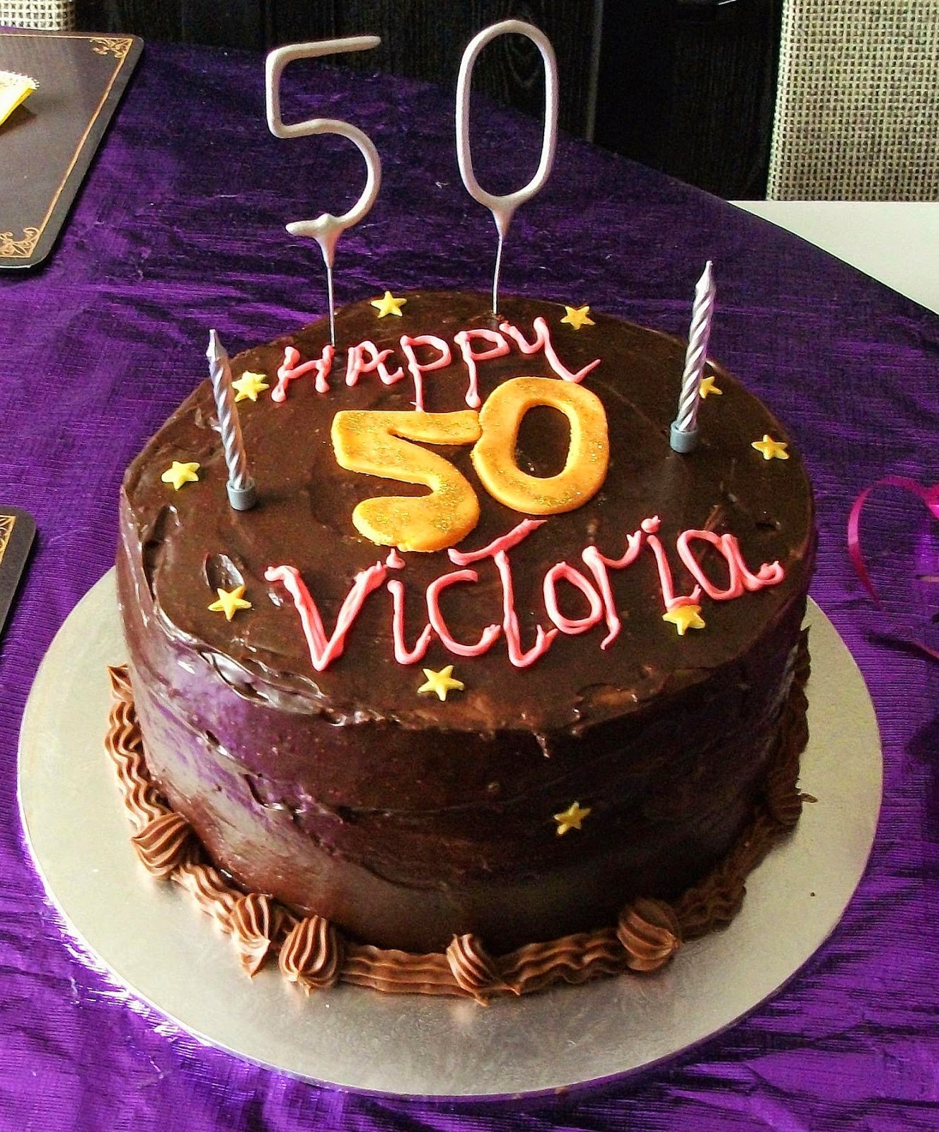 Happy 50th Birthday Cake
 Jaye s Crafted Cards Happy 50th Birthday Sis