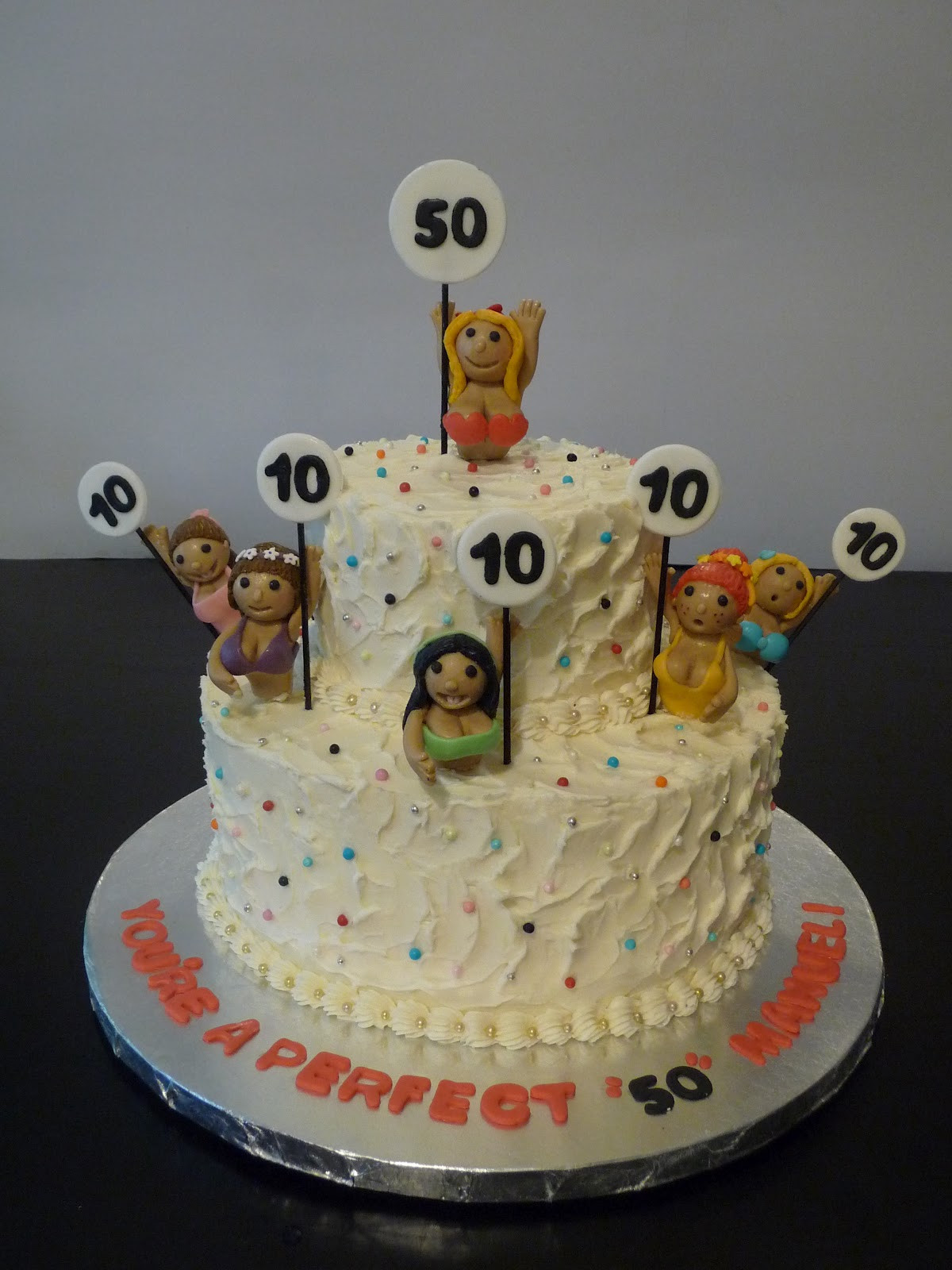 Happy 50th Birthday Cake
 CLASSIC CAKES Happy "50th" Birthday