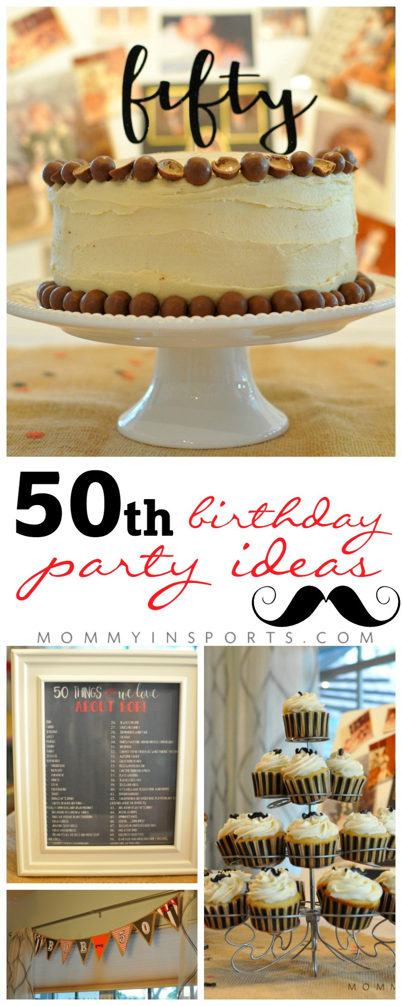 Happy 50th Birthday Decorations
 50th Birthday Party Ideas Kristen Hewitt