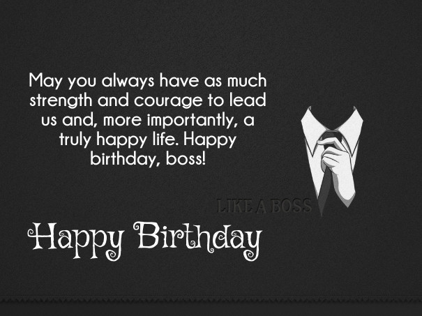 Happy Birthday Boss Quotes Funny
 30 Best Boss Birthday Wishes & Quotes with