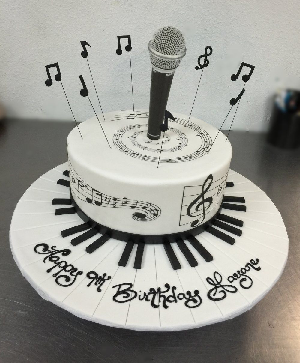 Happy Birthday Cake Song
 Music Themed Cake