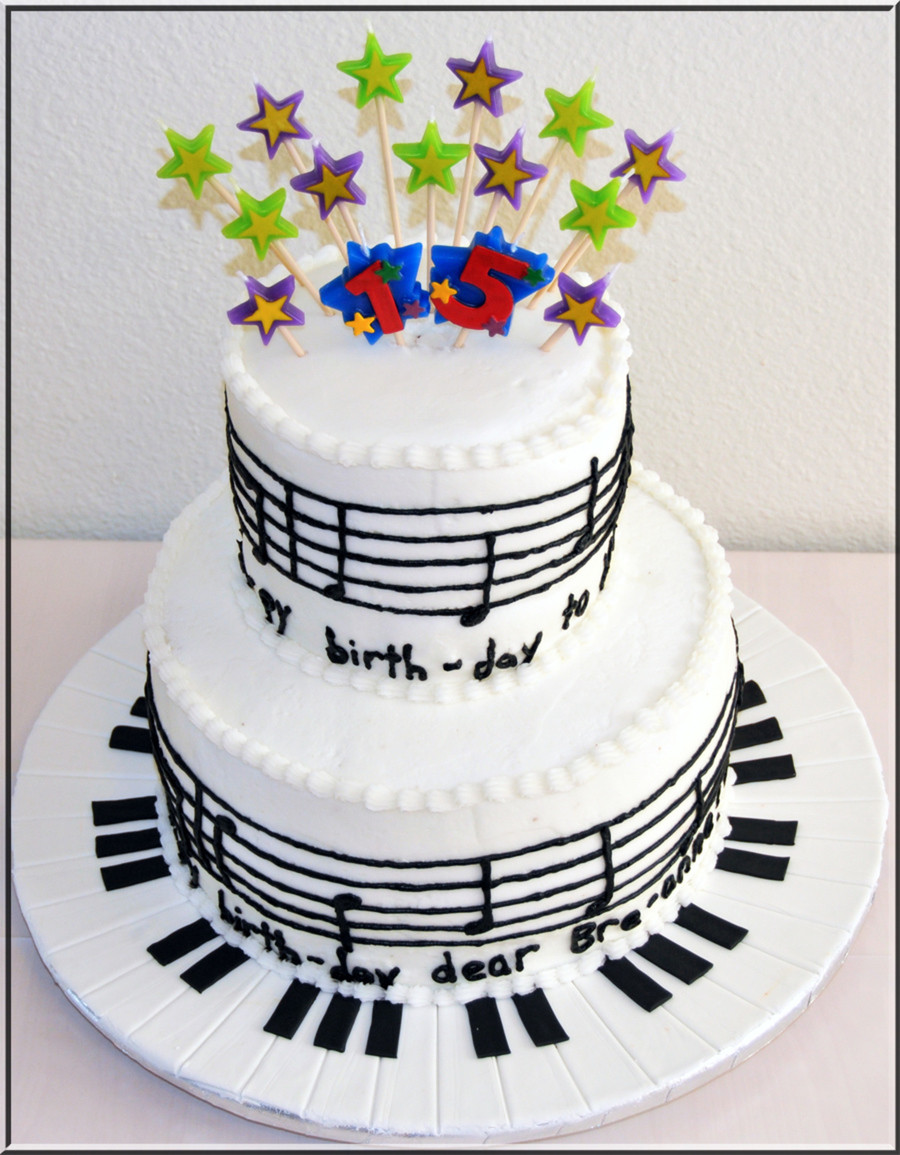 Happy Birthday Cake Song
 Happy Birthday Music Notes Cake CakeCentral