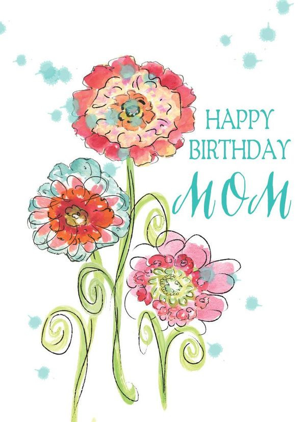 Happy Birthday Card For Mom
 Happy Birthday Mom from Daughter Quotes