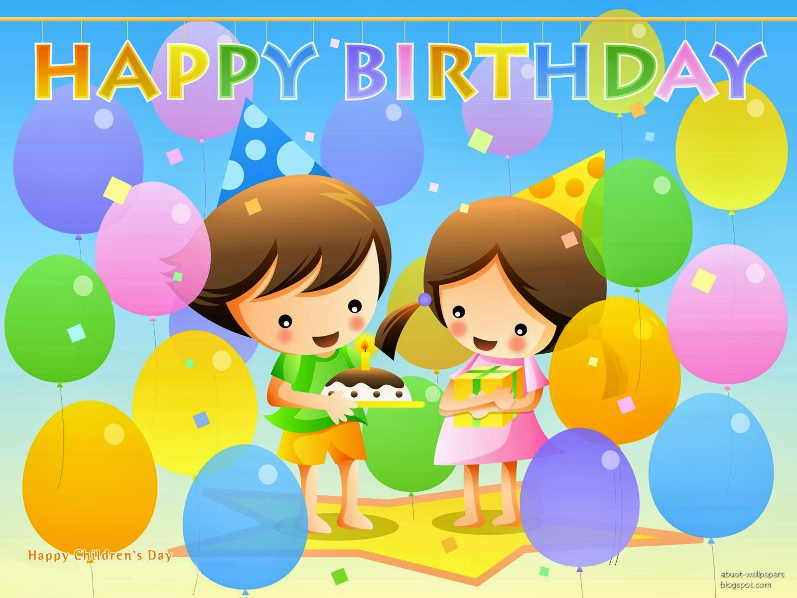 Happy Birthday Cards For Kids
 Best wishes for children Magnificent Happy Birthday card