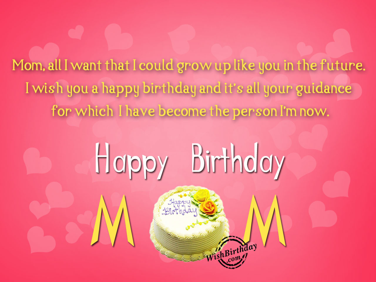 Happy Birthday Cards For Mom
 Birthday Wishes For Mother Birthday