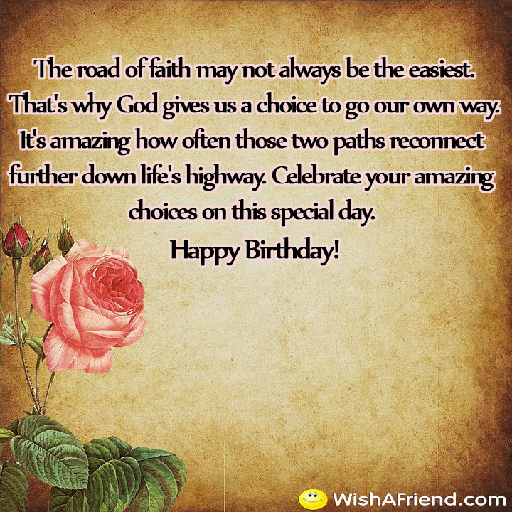 Happy Birthday Christian Quote
 Religious Birthday Quotes