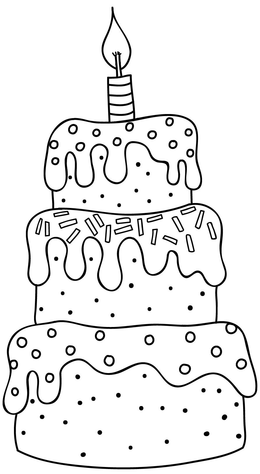 Happy Birthday Coloring Pages For Kids
 katehadfielddesigns Google Suche