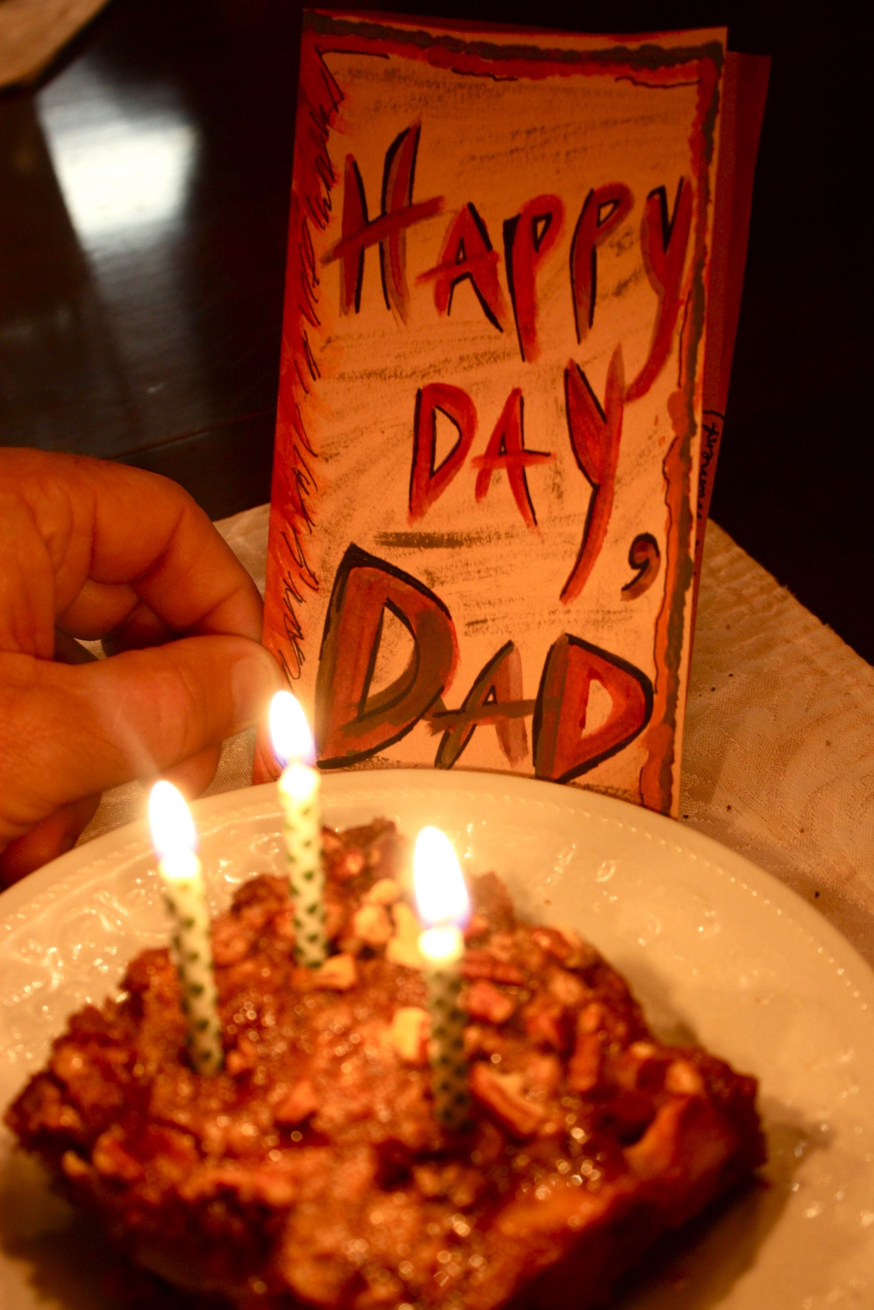 Happy Birthday Dad Cake
 Fresh Apple Cake—Happy Birthday Dad