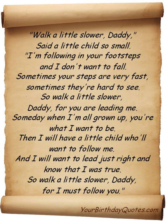 Happy Birthday Dad From Daughter Quotes
 Happy Birthday Dad From Daughter Quotes QuotesGram