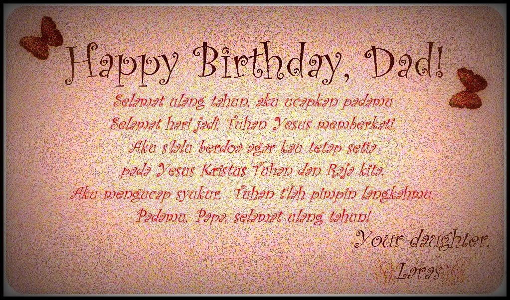 Happy Birthday Dad From Daughter Quotes
 Happy Birthday Dad From Daughter Quotes QuotesGram