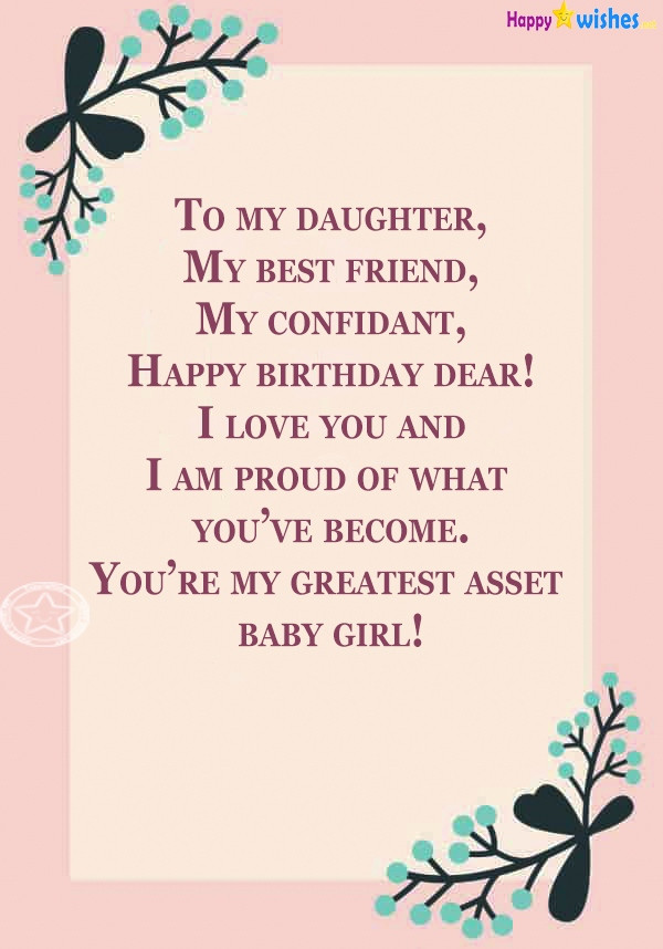 Happy Birthday Daughter Quotes
 Birthday Wishes For Step Daughter – Quotes & Messages