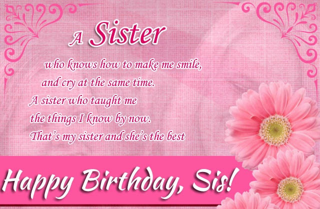 Happy Birthday Little Sister Quotes
 Happy Birthday quotes for Sister ts images This Blog