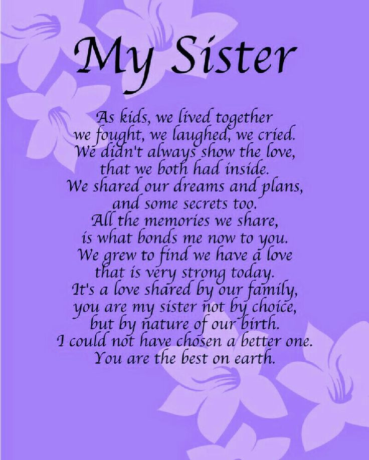 Happy Birthday Little Sister Quotes
 307 best images about Sister quotes on Pinterest