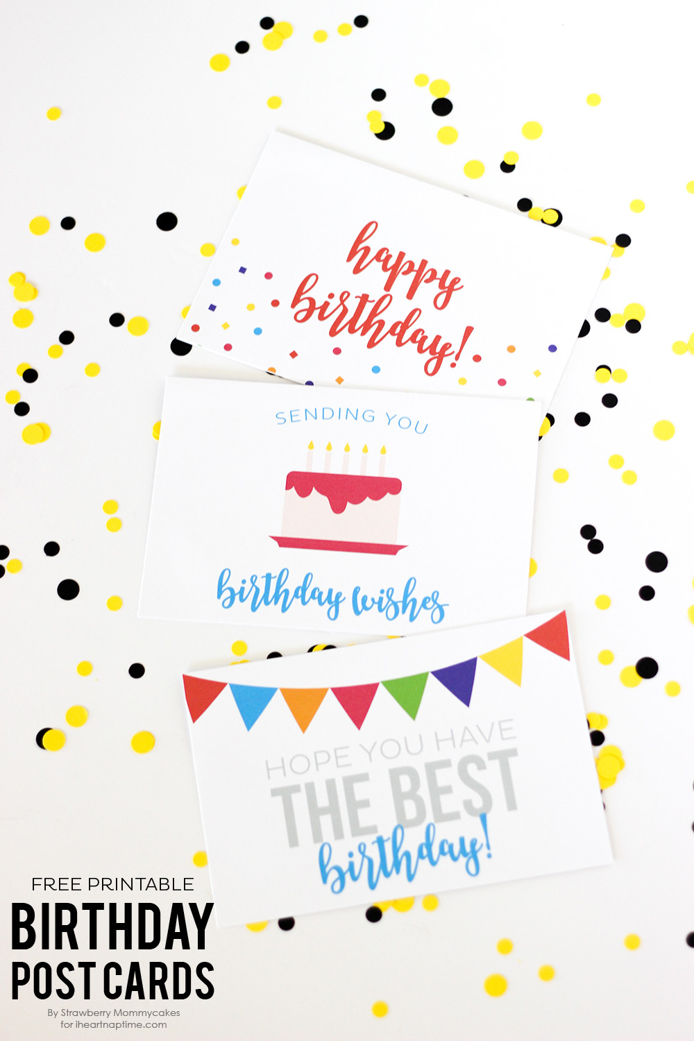 Happy Birthday Printable Cards
 Free Birthday Printables Eighteen25