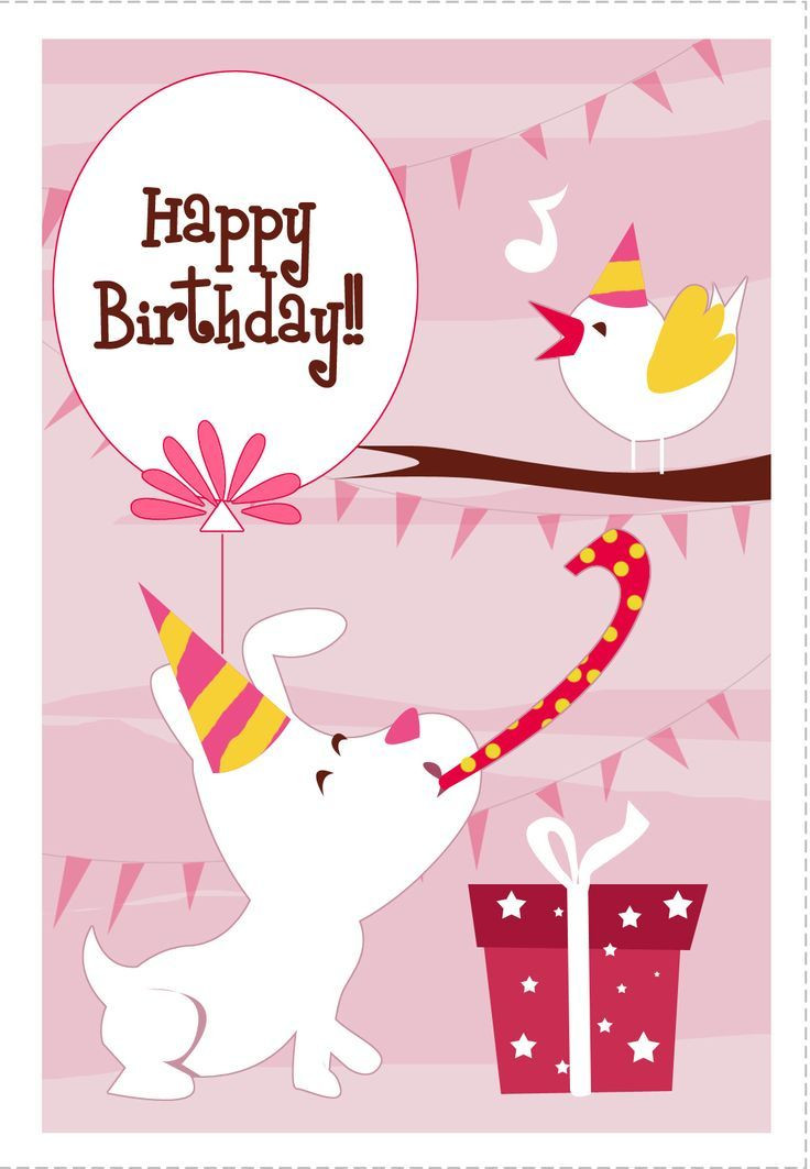 Happy Birthday Printable Cards
 138 best images about Birthday Cards on Pinterest