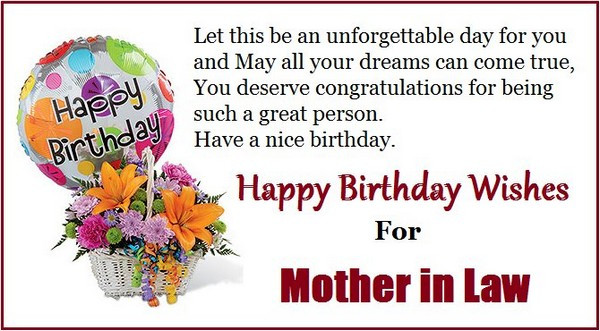 Happy Birthday Quote For Mother In Law
 47 Happy Birthday Mother in Law Quotes My Happy Birthday