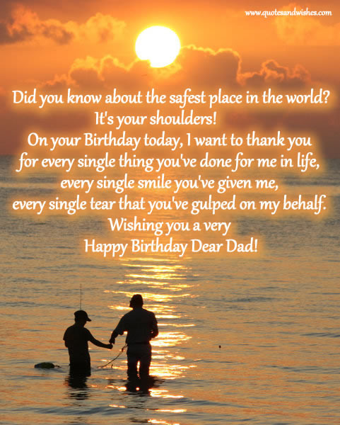 Happy Birthday Quotes For Dad
 Happy Birthday Daddy From Son Quotes QuotesGram