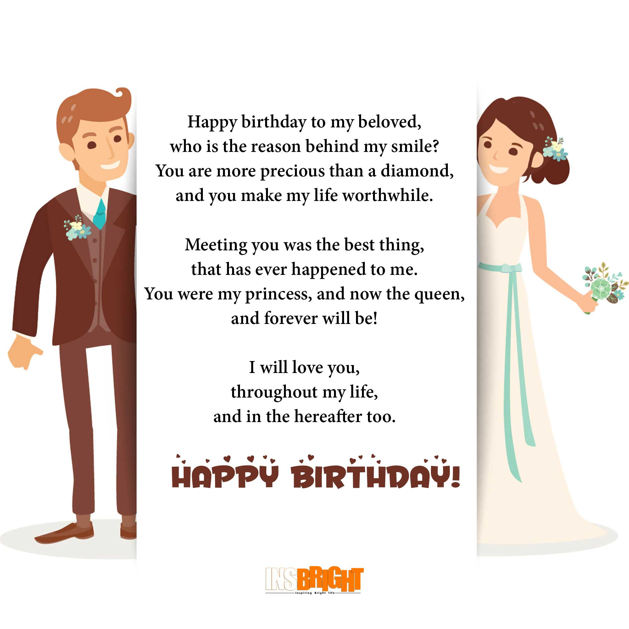 Happy Birthday Quotes For Wife
 10 Romantic Happy Birthday Poems For Wife With Love From