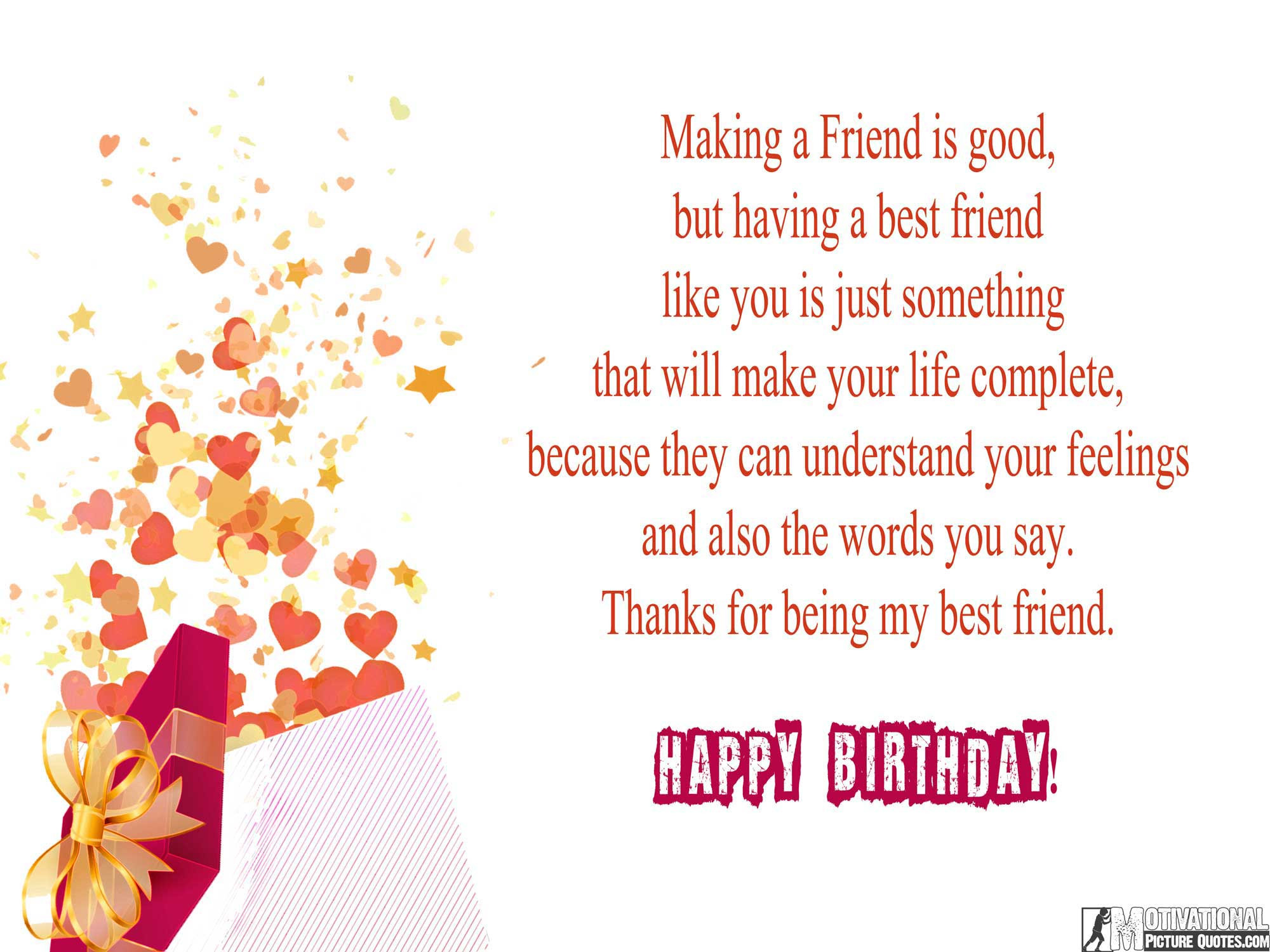 Happy Birthday Quotes For Your Best Friend
 35 Inspirational Birthday Quotes