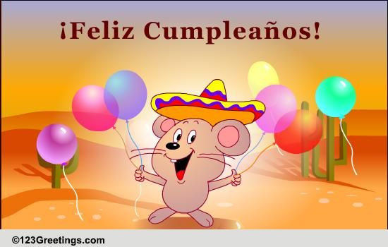 Happy Birthday Quotes Spanish
 Happy Birthday Wish In Spanish Free Specials eCards