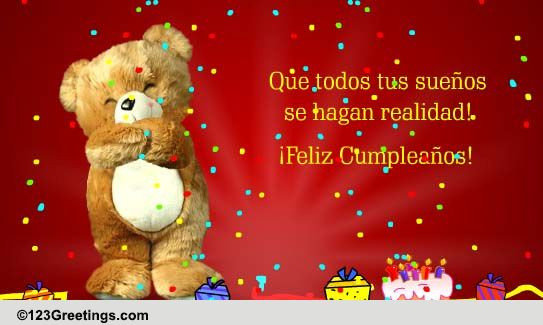 Happy Birthday Quotes Spanish
 An Amazing Spanish Birthday Wish Free Specials eCards