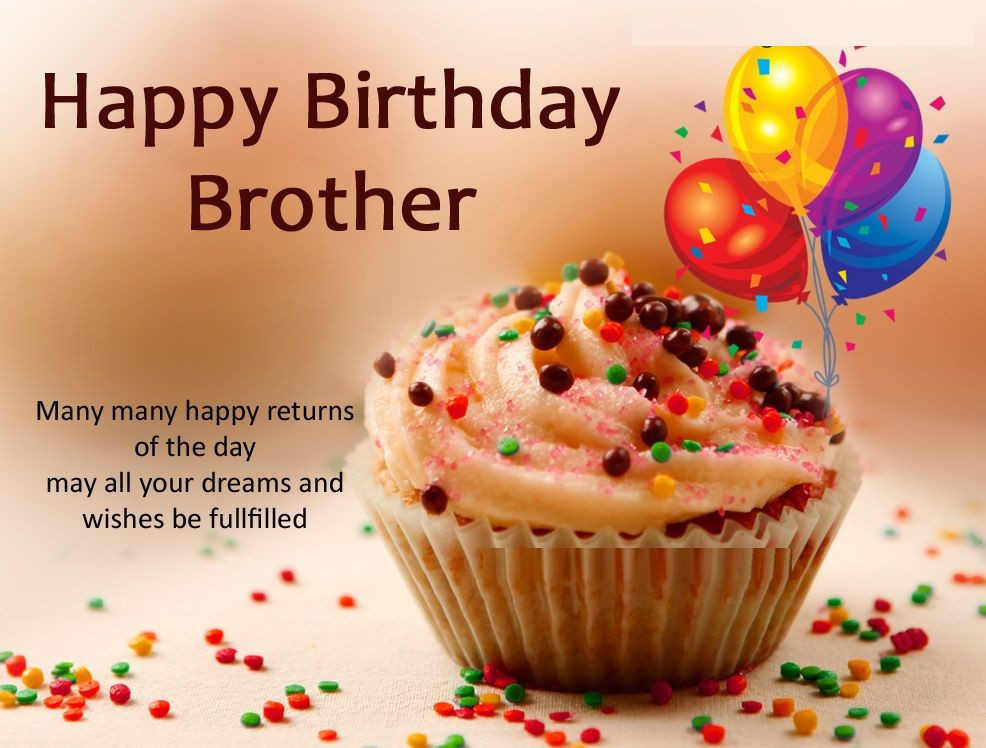 Happy Birthday Quotes To Brother
 Happy Birthday Brother Cards Messages & Quotes