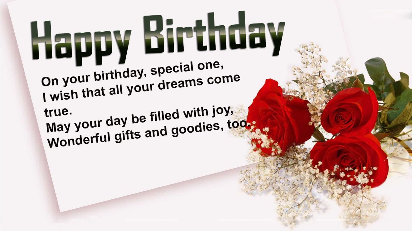 Happy Birthday Quotes To Someone Special
 Birthday wishes for someone special