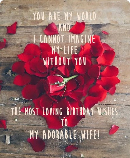 Happy Birthday Quotes To Wife
 Best Birthday Wishes For Wife Birthday Wishes SMS and