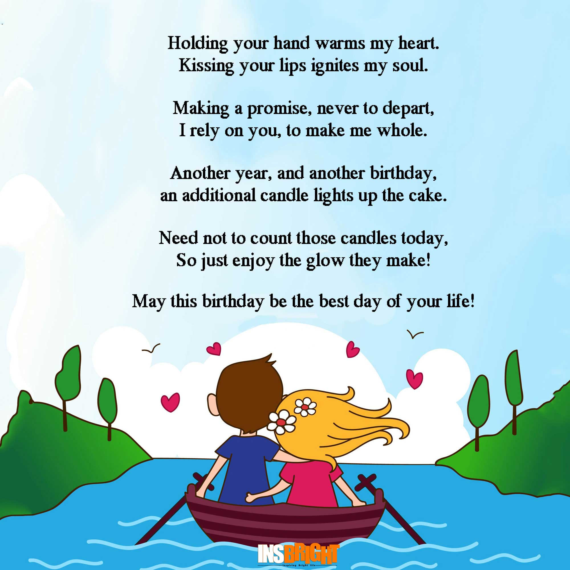 Happy Birthday Quotes To Wife
 10 Romantic Happy Birthday Poems For Wife With Love From